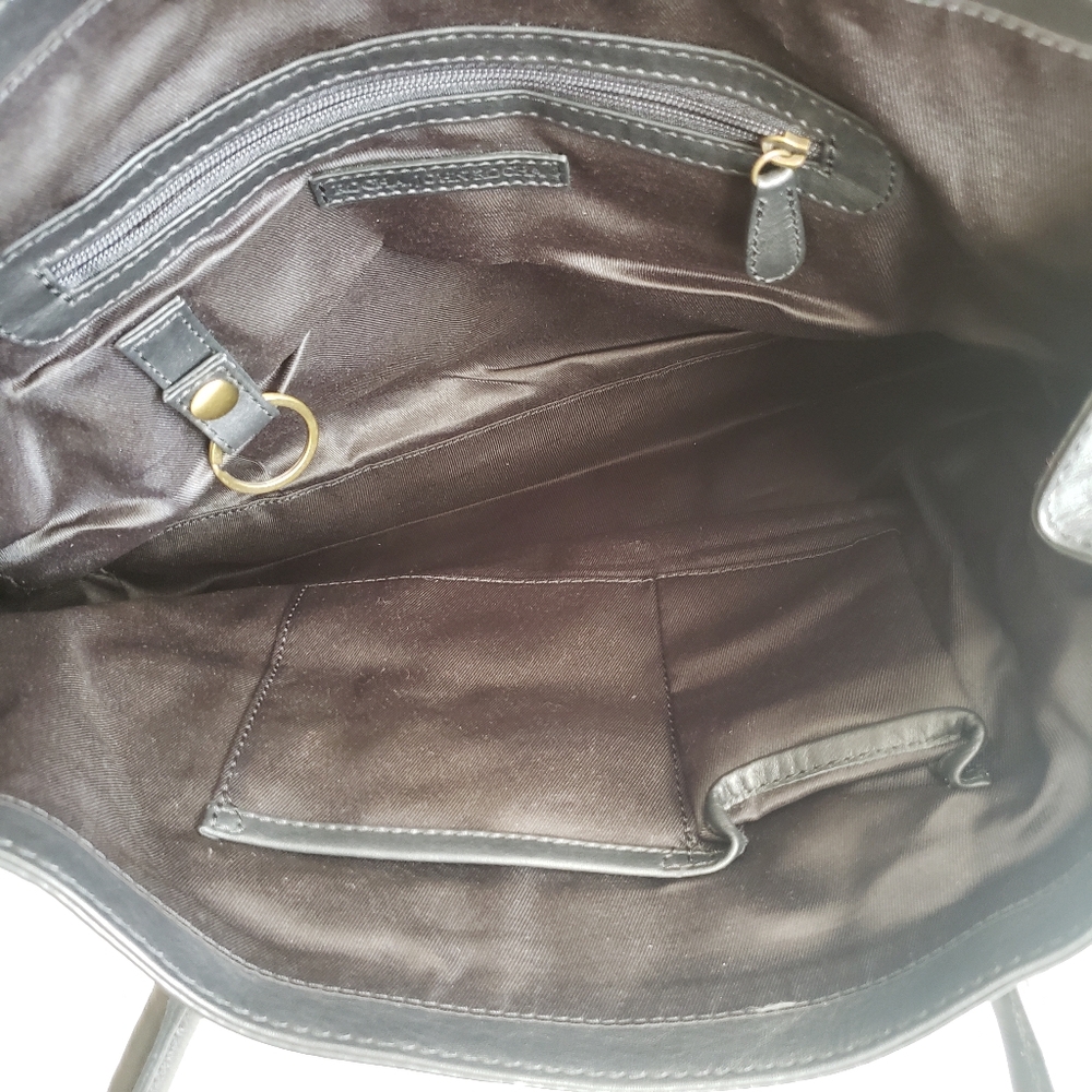 Rocha John Rocha Black Leather Handbag - Picture 2 of 11